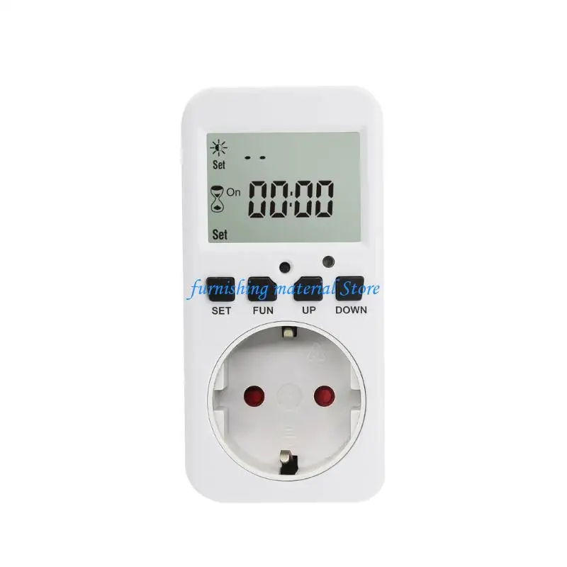Y5GD Automatic Light Switches Timer Socket Energy Save Device for Garden Outdoor Use