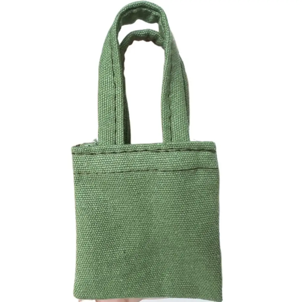 

Fashion Miniature Doll Canvas Bag OB11 1/6 Multicolor Doll Backpacks Simulation Changing Dressing Game Doll Handbag