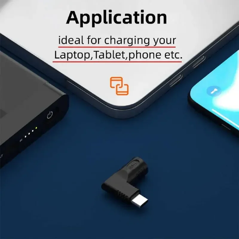 ل HP/DELL 4.5x3.0 مللي متر تيار مستمر مقبس الطاقة إلى USB C PD محول محول 65 واط/100 واط PD شاحن سريع للهاتف سامسونج ماك بوك نوع C