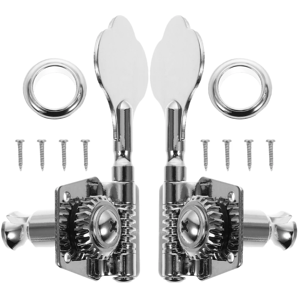 

Tuners Manual Bass Winder Electric Guitar Tuning Keys Silver A3 Steel Plate Machine Head