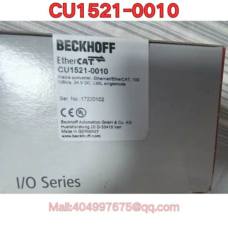 New Beckhoff module CU1521-0010 Latest Pricing for 2026