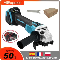 Meuleuse d'angle électrique sans fil, 100/125mm, outils électriques, Machine de découpe de batterie Makita 18V