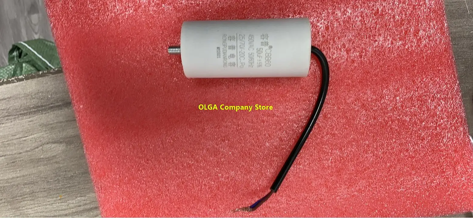 

CBB60 Air Compressor Washer Car Washer Air Pump Motor Start Capacitor 450V with Screws at the Bottom