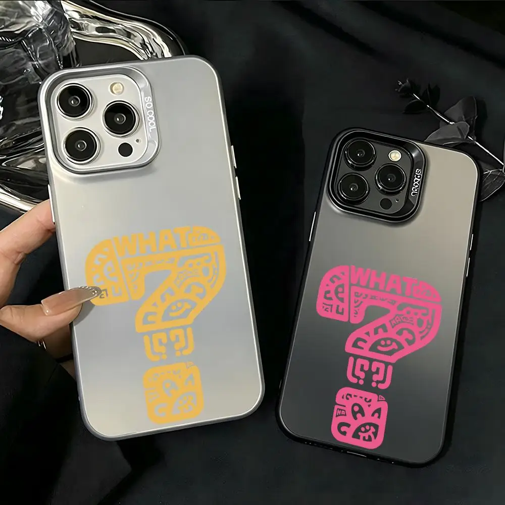 Phone Case Premium phone case for iPhone 16/15/14/13/12/17 Pro Max Plus, lightweight and drop-proof. P-Graffiti Question Mark