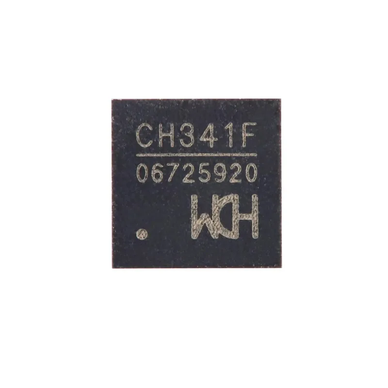 10pcs/Lot CH341F QFN-28-EP(4x4) USB Bus Adapter Chip 2-wire And 4-wire Synchronous Serial Interface