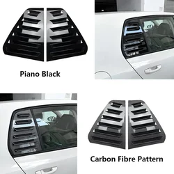 1 Pair Car Blinds Car Sticker Exterior Modification For VW Golf MK6 2008-2012 Triangular Window Decoration