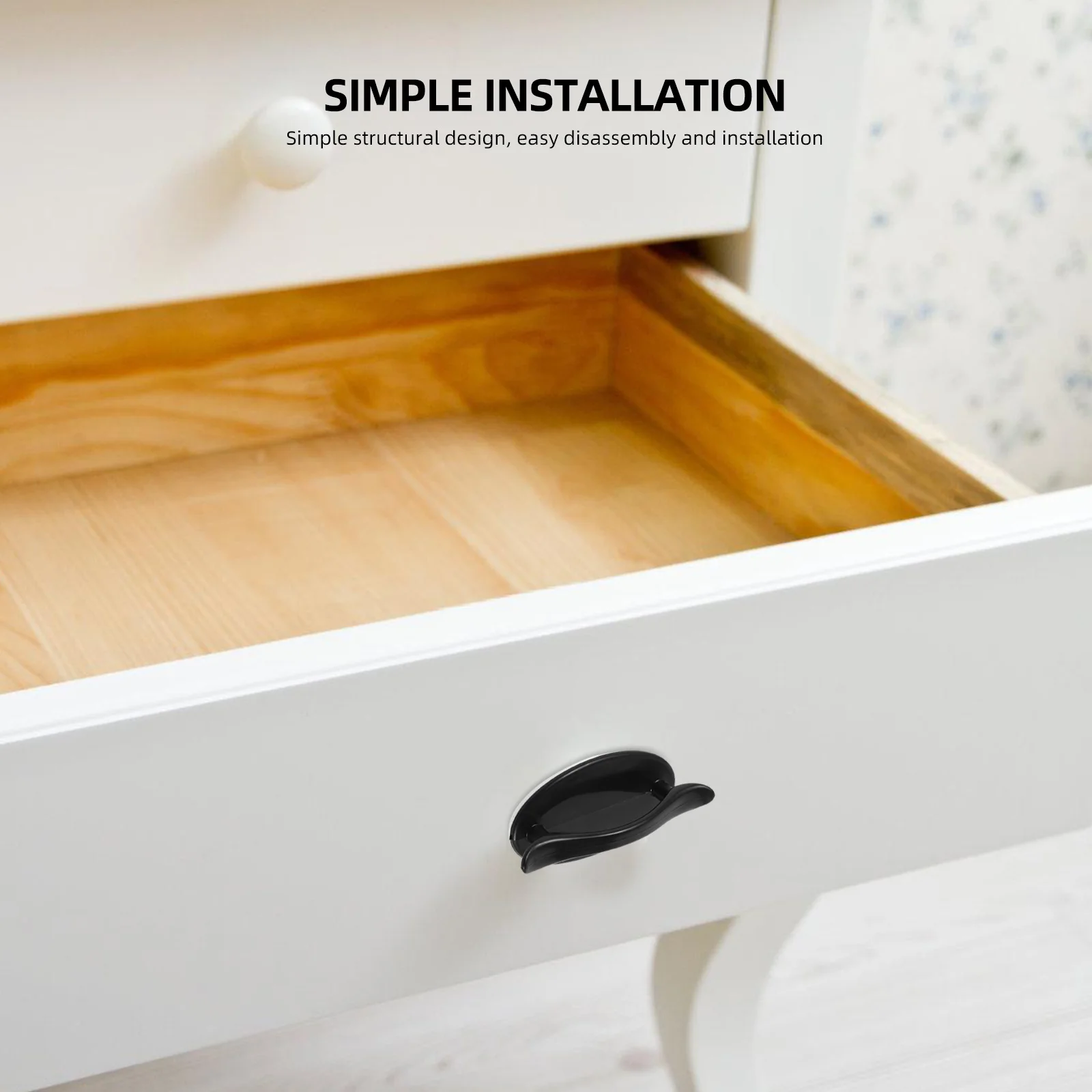 

2Pcs Stick on Cabinet Pulls Adhesive Drawer Handles for Cupboards Closets Windows Easy Install No Drill Removable Modern Style