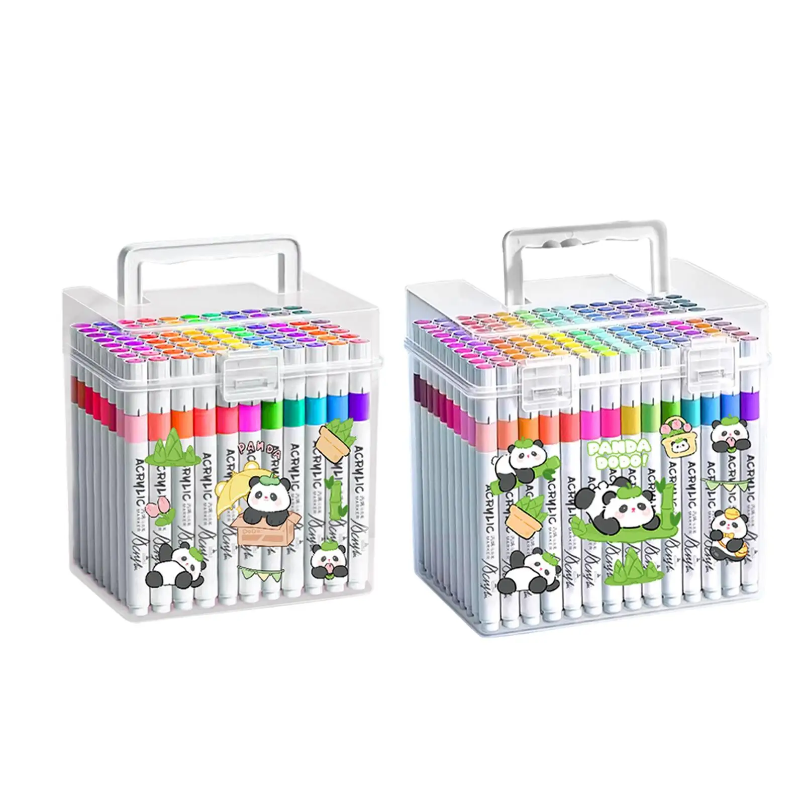 Acrylic Paint Markers for Children Adults with Carry Case for Stone Wood Mug