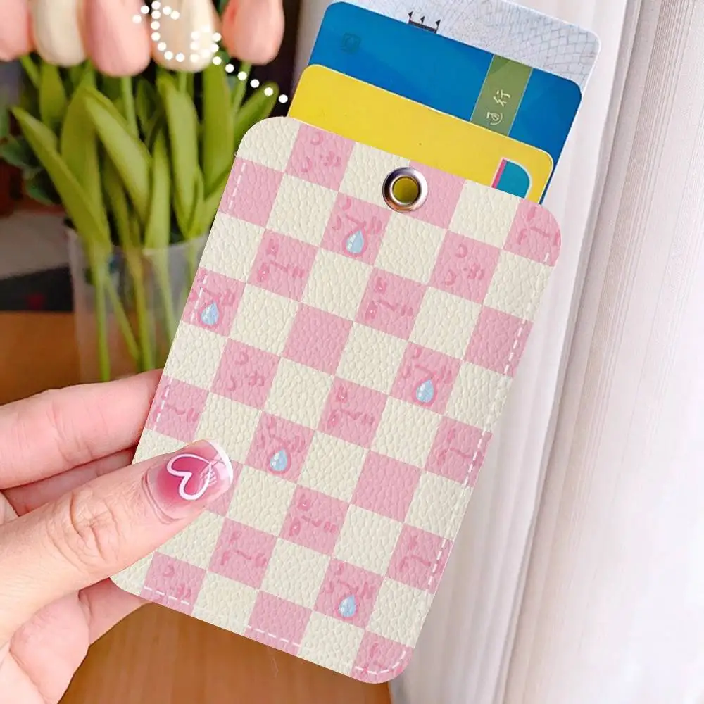 My F-Friend Pink Rabbit Funny Access & Meal Card Holder Keychain Credit ID Bank Card Protective Case Keychain Pendant Fashion