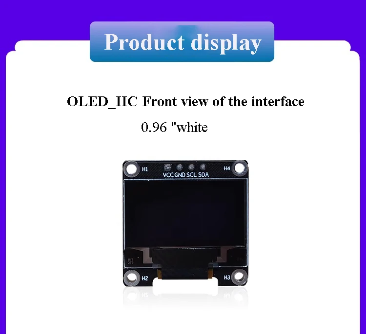 WildFire XiaoZhi 0.96-inch Monochrome OLED Display IIC Interface with STM32 Driver Examples