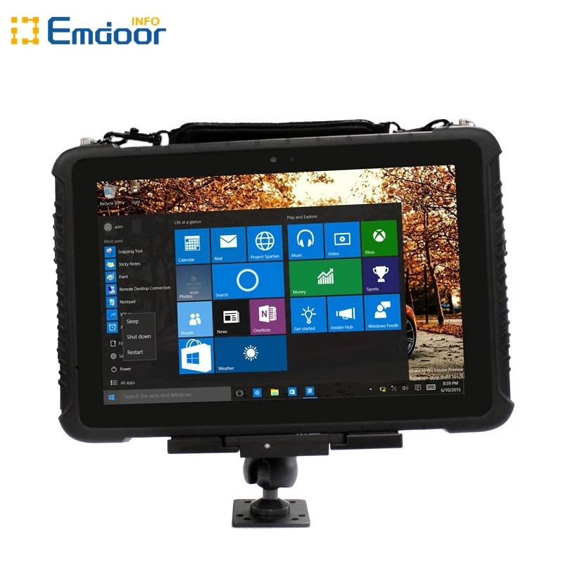 2025 venda quente emdoor melhor 10.1 Polegada android 128g industrial ip68 robusto tablet netbooks com impressão digital nfc 1d código de barras 2d