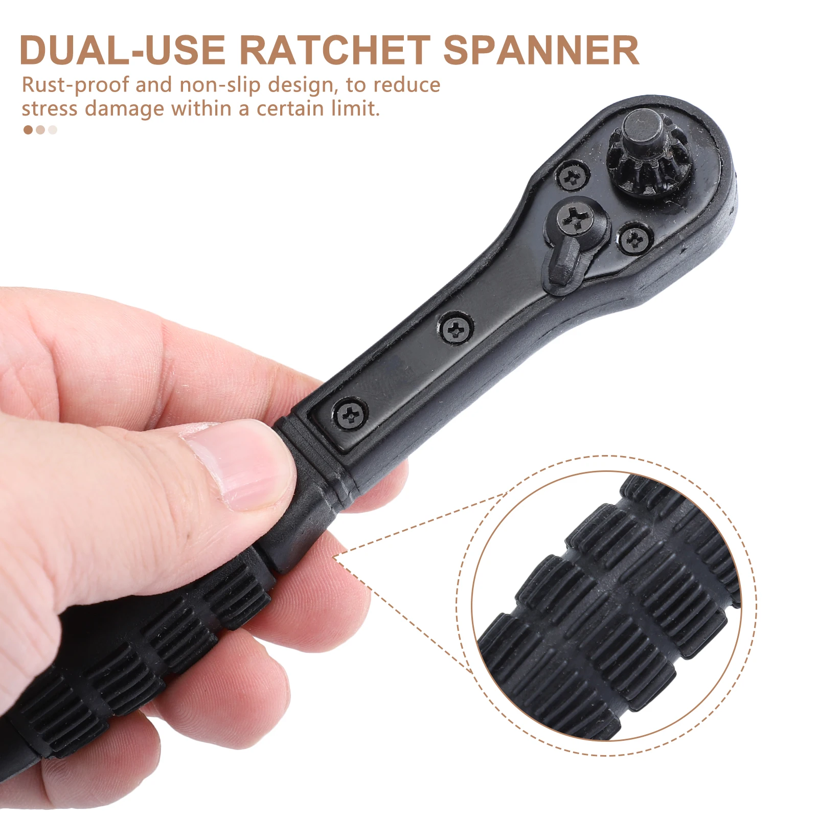 

Drill Chuck Wrench Ratchet Dual-Use Power Tool Spanner Hammer Wrench Steel Replacement for Electric Drill Tool Parts