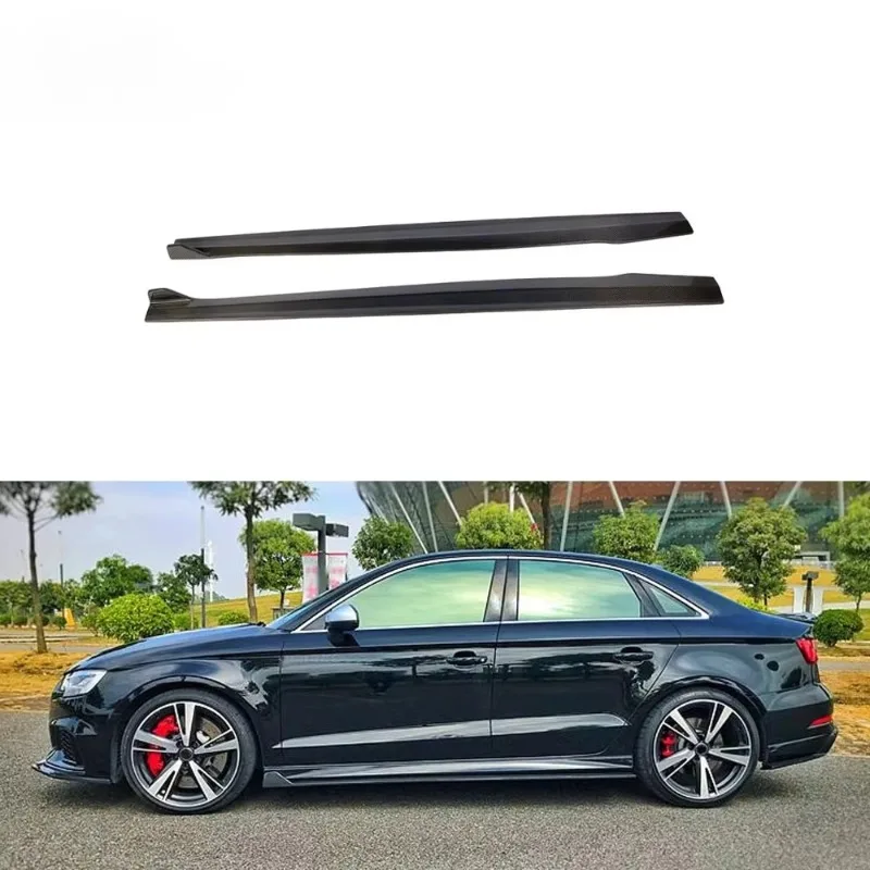 

High Quality Carbon Fiber Facelift Rs3 Side Skirts Extension For Audis Rs3 8v Sedan 4-door 2017-2018