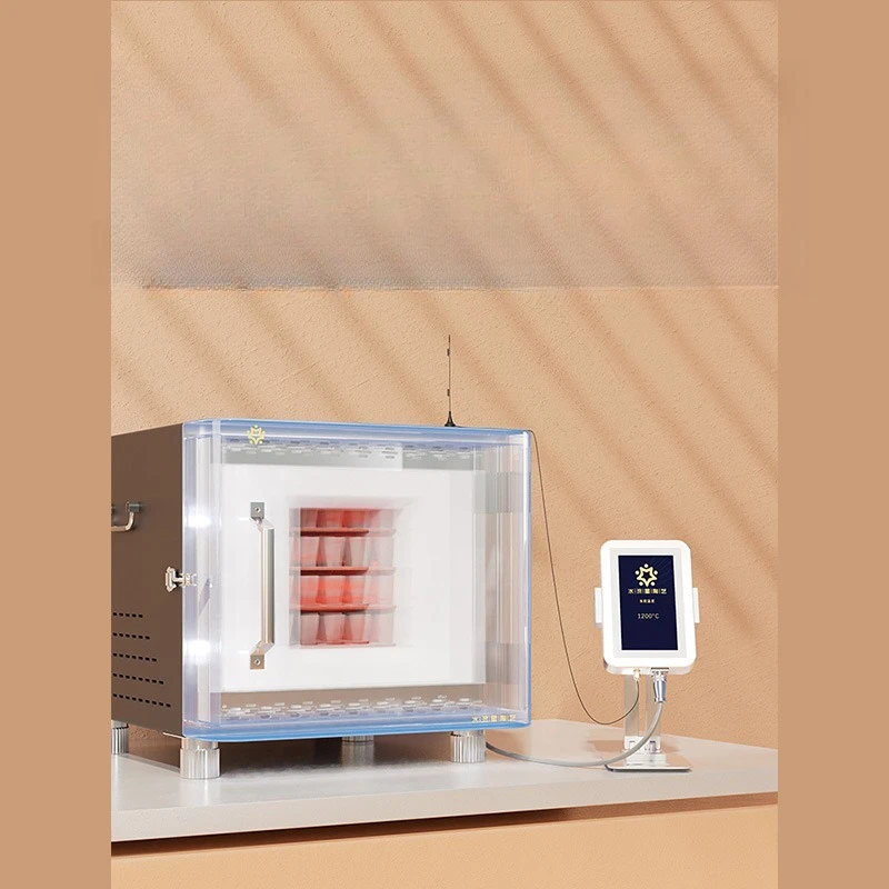 Desktop Mini Speed Kiln Experimental Kiln Intelligent One-Click Firing Household Laboratory High Temperature Electric Kiln