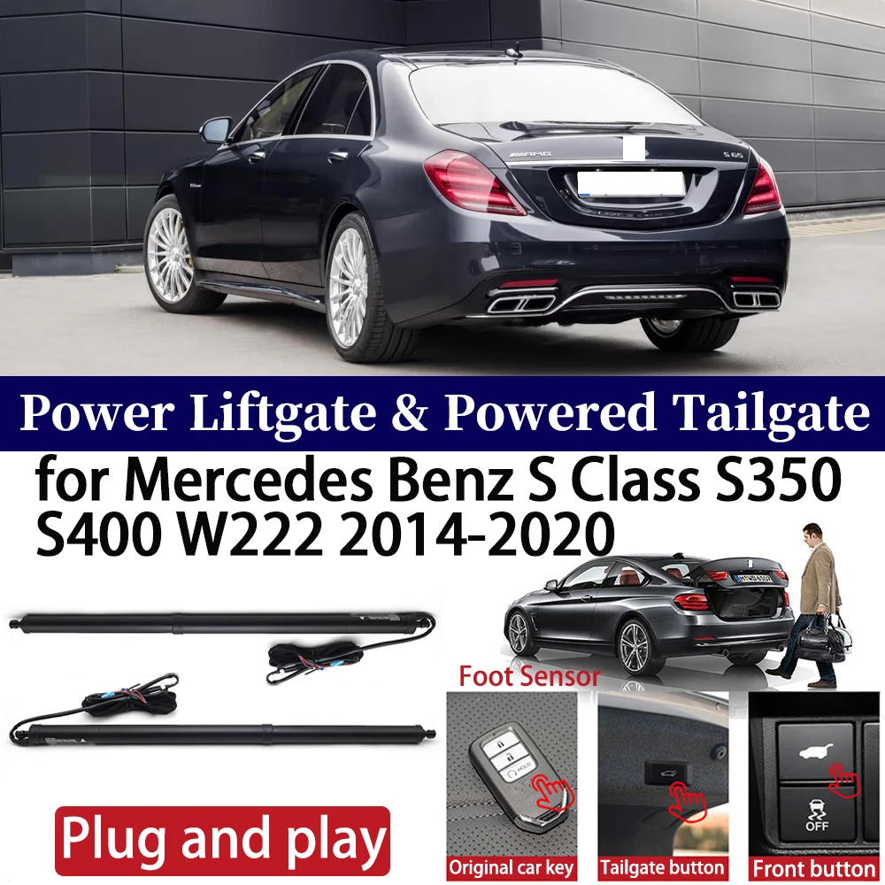 

for Mercedes Benz S Class S350 S400 W222 2014-2020 Car Auto Power Electric Tailgate Liftgate Trunk Closer System Boot Lift Motor