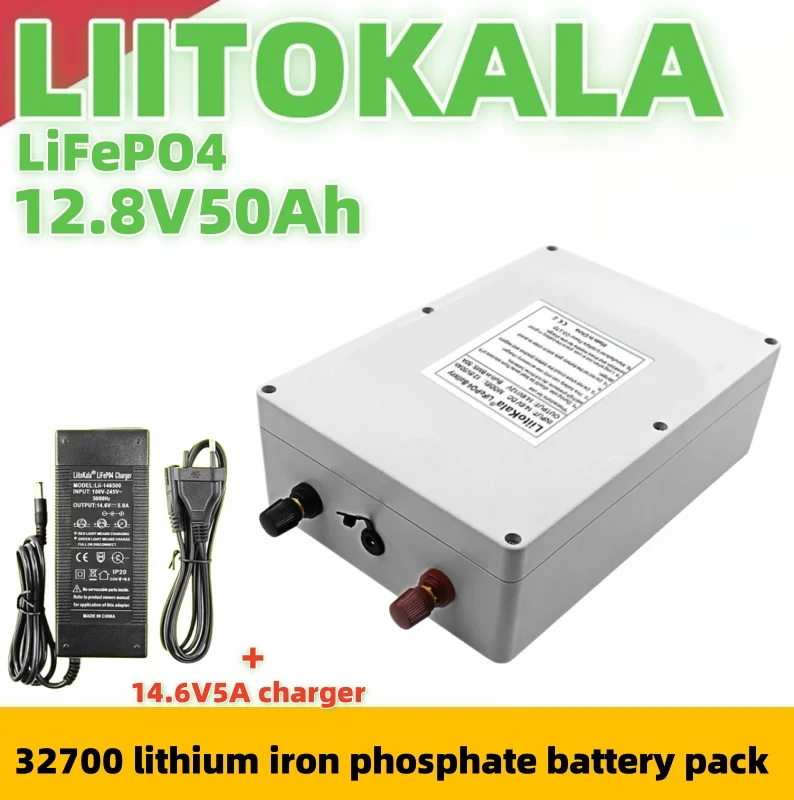 

LiitoKala 32700 12,8 В 50 Ач литий-железо-фосфатный аккумулятор 4S3P для наружных источников питания и электрических лодок