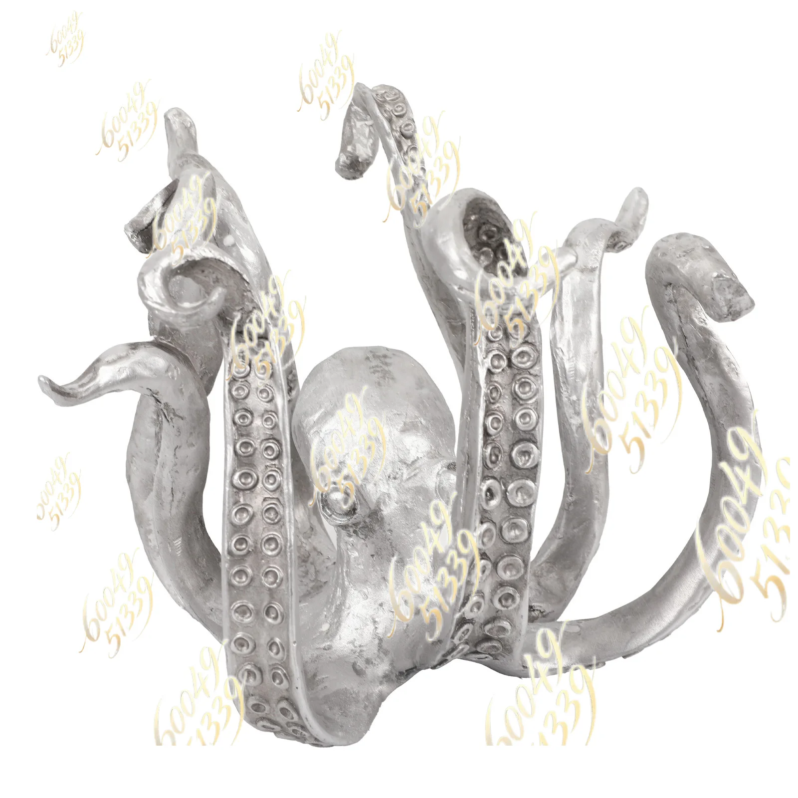 New Octopus Resin Sculpture, Ocean-themed Ornament for Living Room, Garden & Landscape Décor