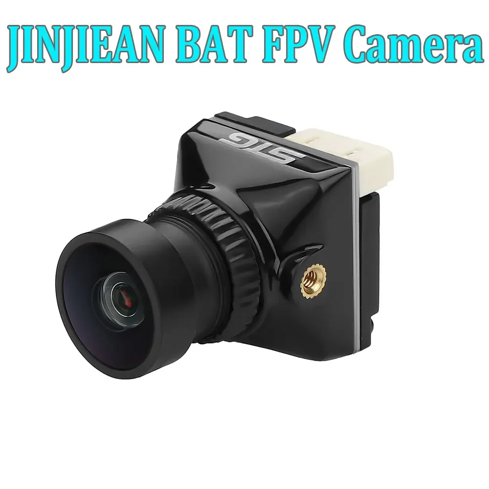 JINJIEAN BAT 1800TVL Night Vision FPV Camera With 2.1mm Lens 1/2.8 Sensor D-WDR NTSC/PAL Switchable for RC FPV Racing Drone