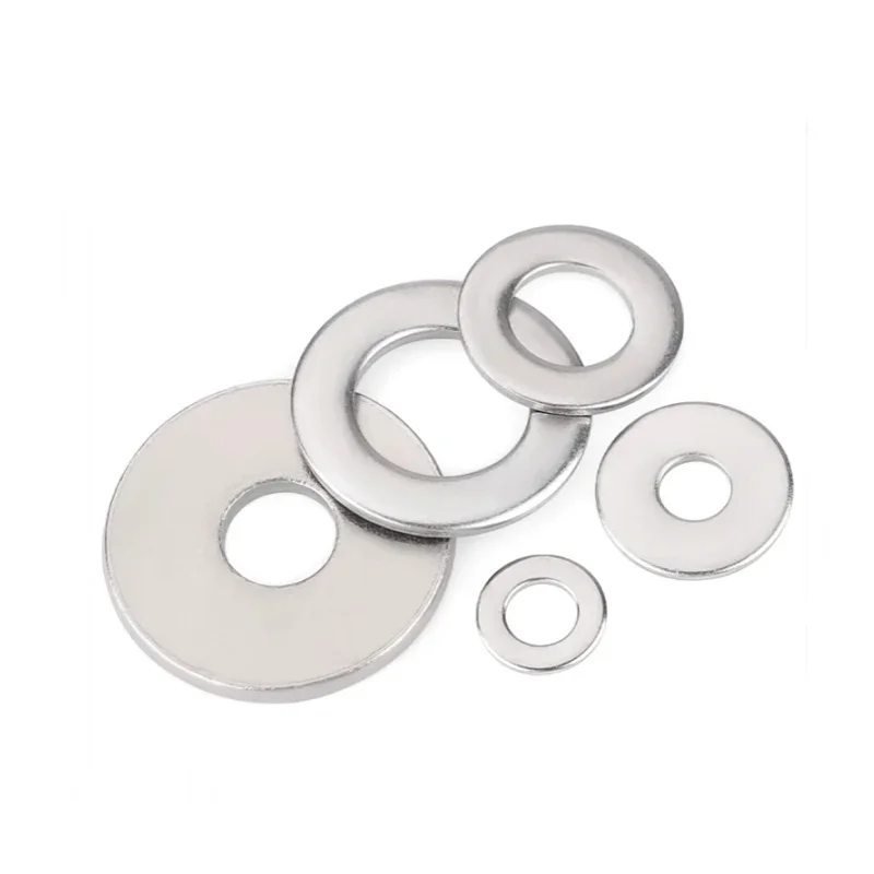 Flat Washer M3 M4 M5 M6 M8 M10 M12M14 16 M18 M20 M22 M24 M33 M36 304 Stainless Steel Gasket Circular Thickened Adjusting Shim