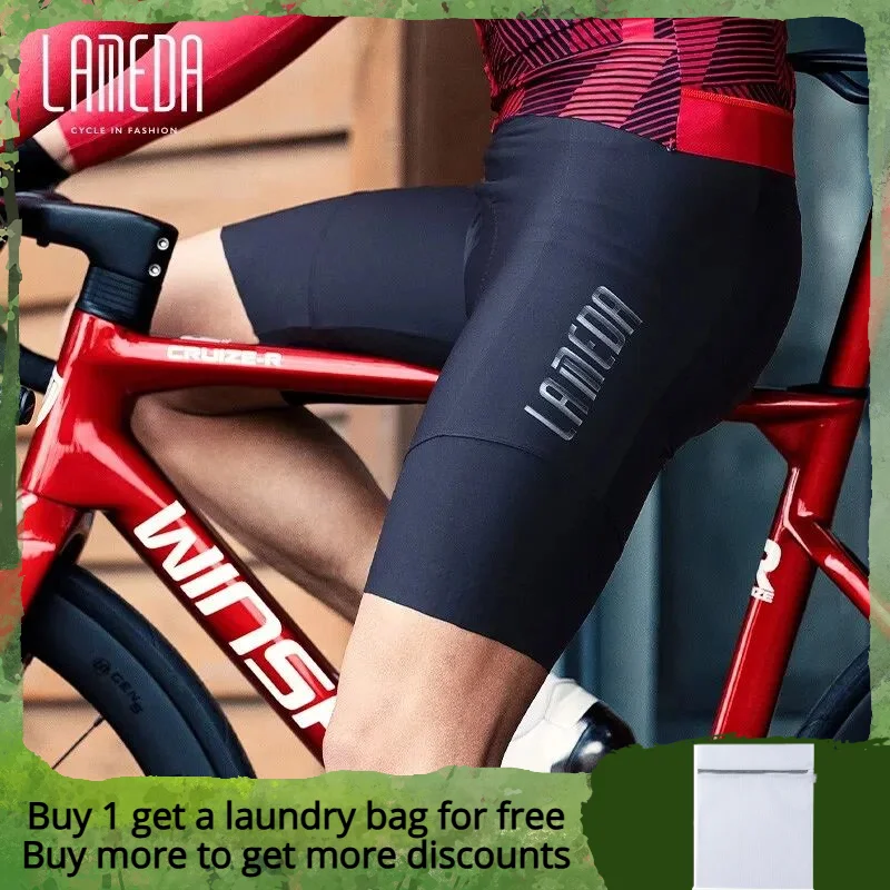 Lameda Cycling Pants Man Quick-dry Cycling Shorts With Pad Shockproof Sponge Mens Shorts Breathable Man Cycling Shorts