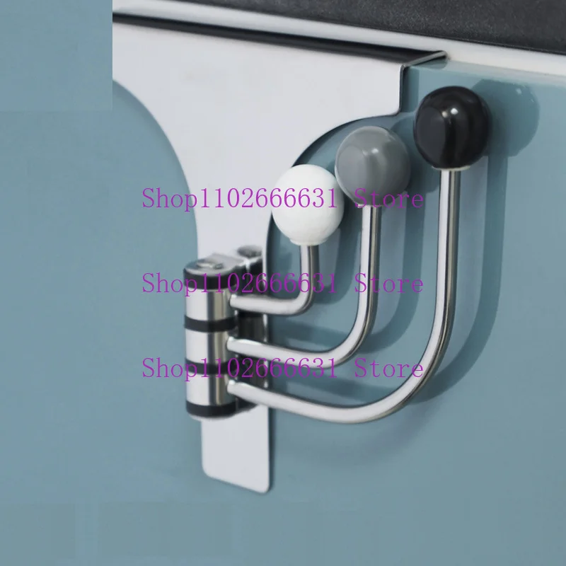 Door Hanging Hook Punch Free Door Hanger Hats Bags Holder Tie Scarf Key Hook Iron Wall Hanger Clothes Coats Rack Towel Shelf