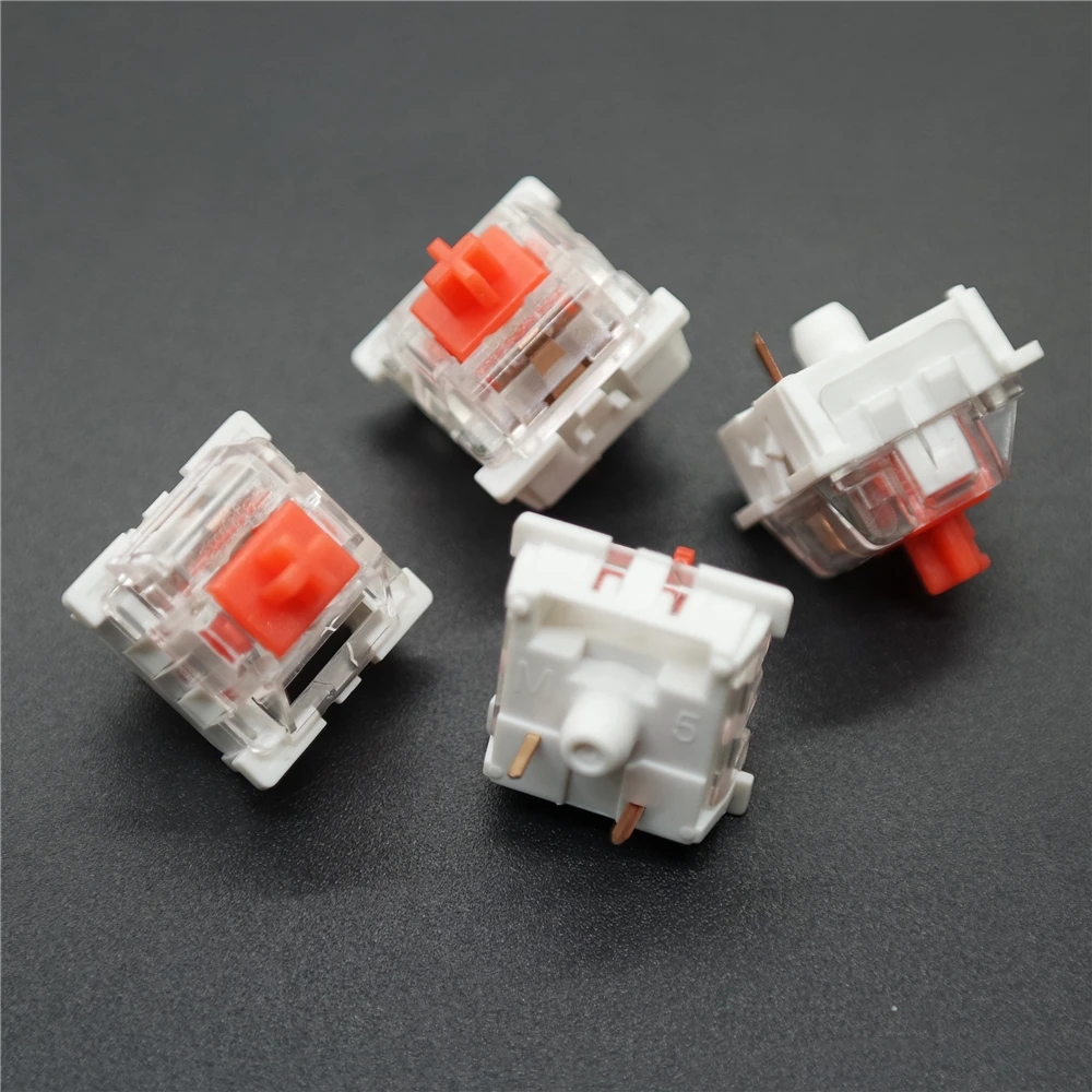 10Pcs Outemu Switch Mechanical Keyboard Switch 3Pin Clicky Linear Tactile Silent Switches RGB LED SMD Gaming for MX Switch