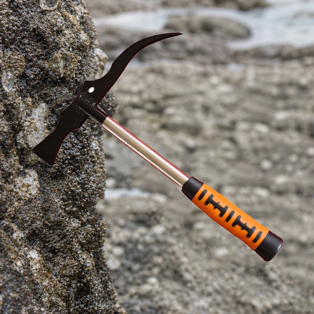 Clam Digging Tool Made with Precision Bearing Steel and Textured Grip for Enhanced Stability in Wet Conditions