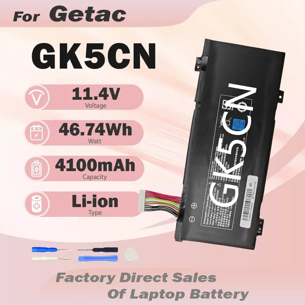 GK5CN GK5CN-00-13-3S1P-0 GK5CN5Z New Laptop Battery For GETAC TONGFANG GK5CN5Z GK7CN6S GK5CN4Z For Hasee Mechrevo X8Ti Plus
