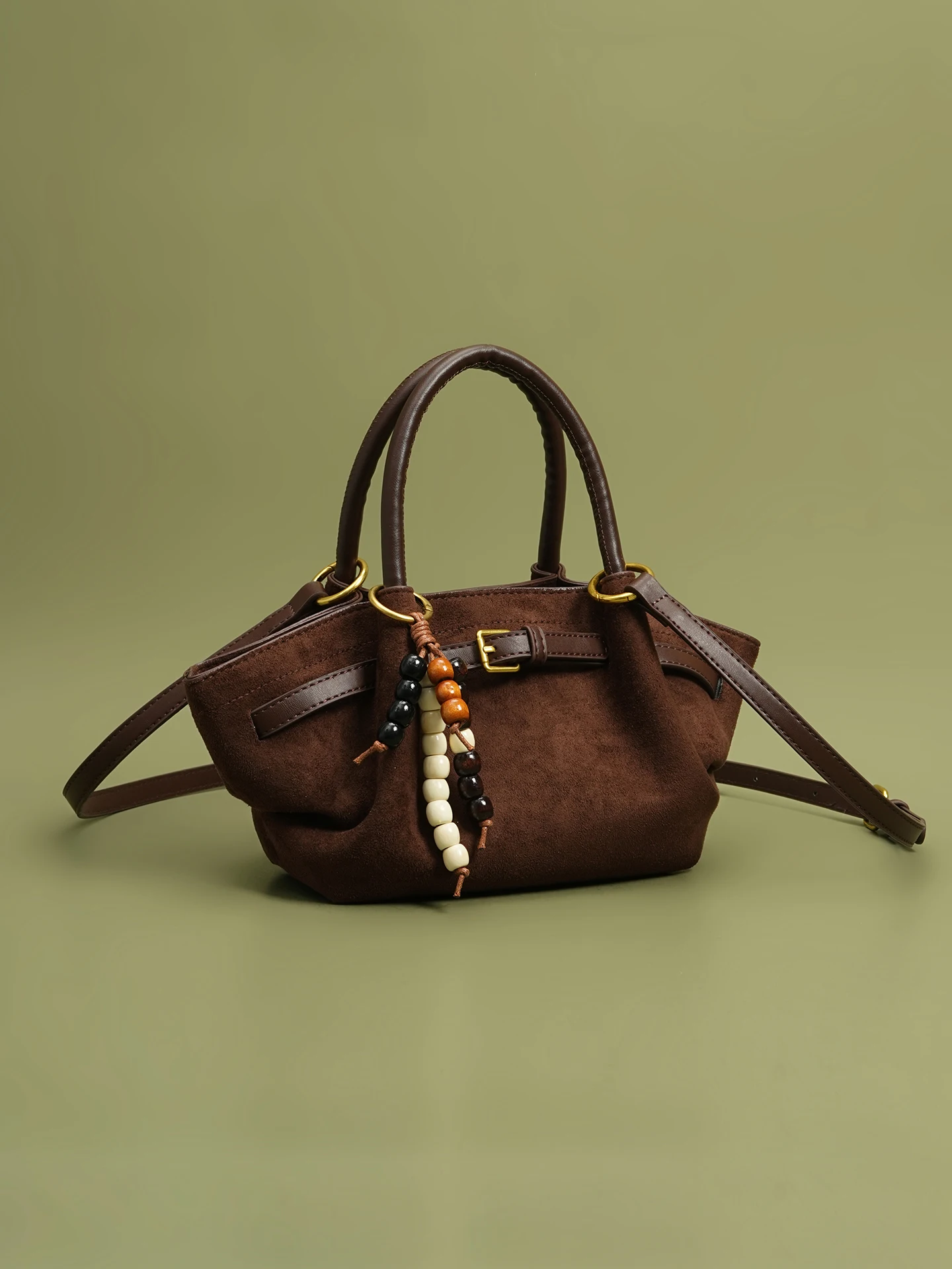 

Trendy Dumpling Bag Suede Handbags for Women Underarm Bag Niche Design Fashion Handbag Large Capacity Retro Shoulder Bag