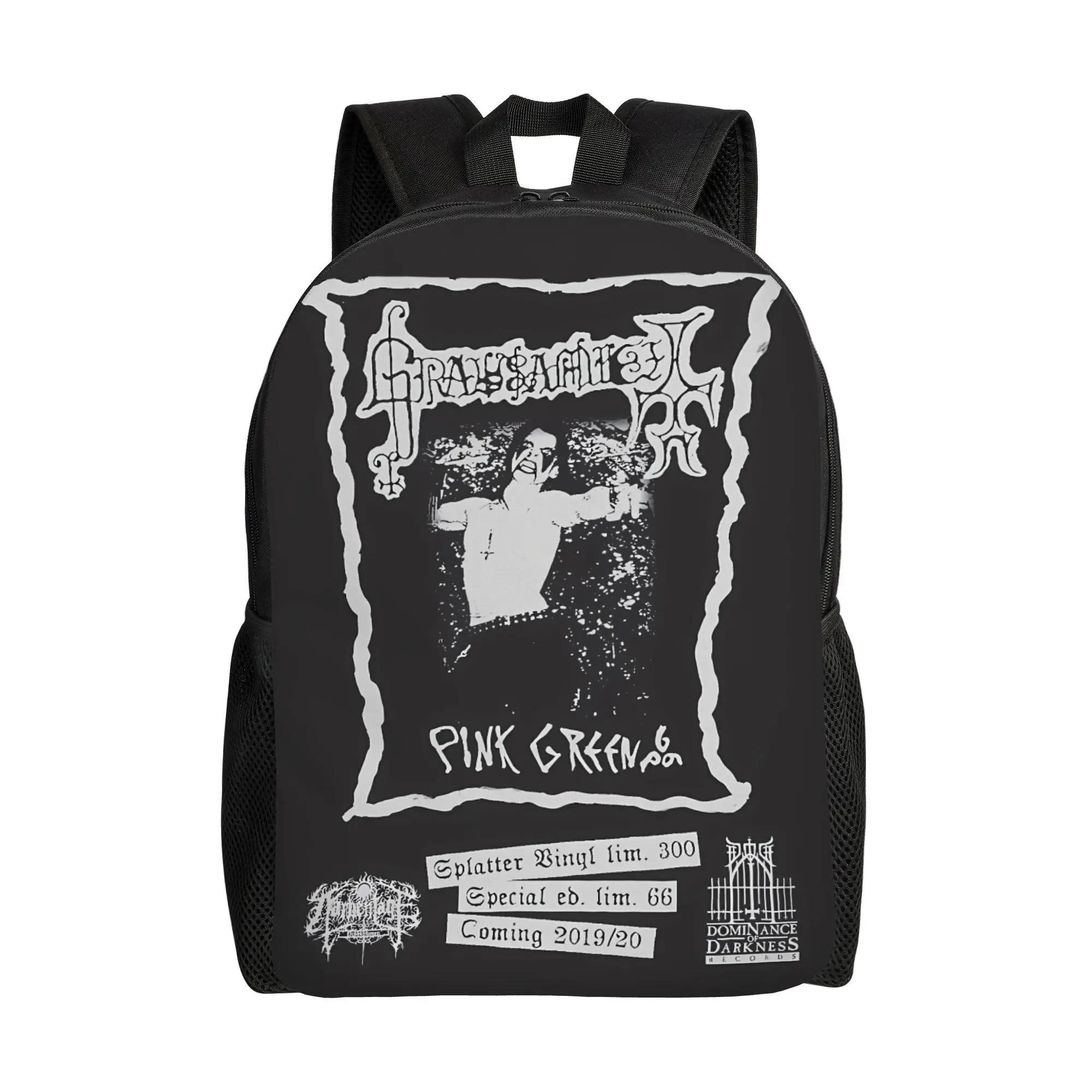 

Рюкзак Grausamkeit Music Black Metal, унисекс, готический, прочный, из полиэстера, милый школьный рюкзак, походный, на заказ