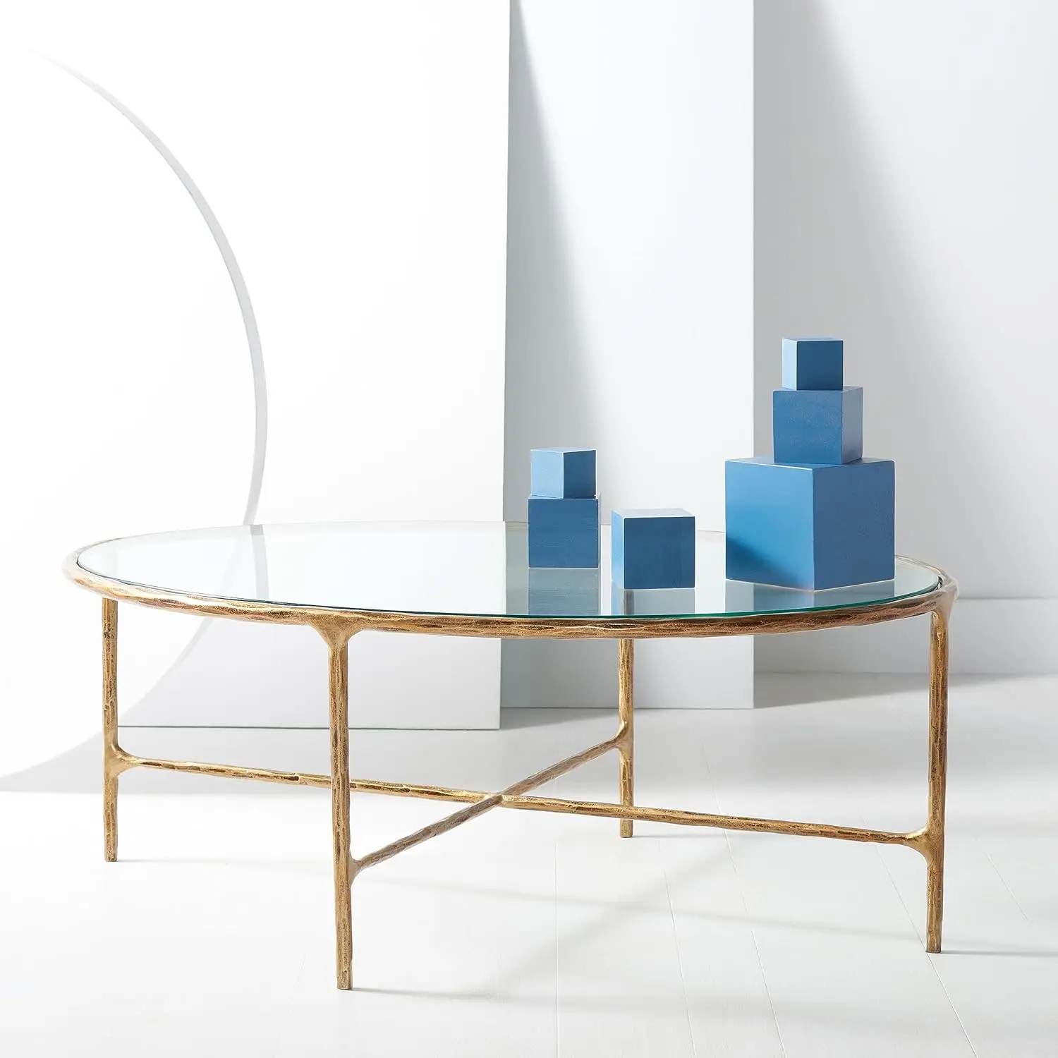 Jessa Coffee Sfv9521A Table, Brass