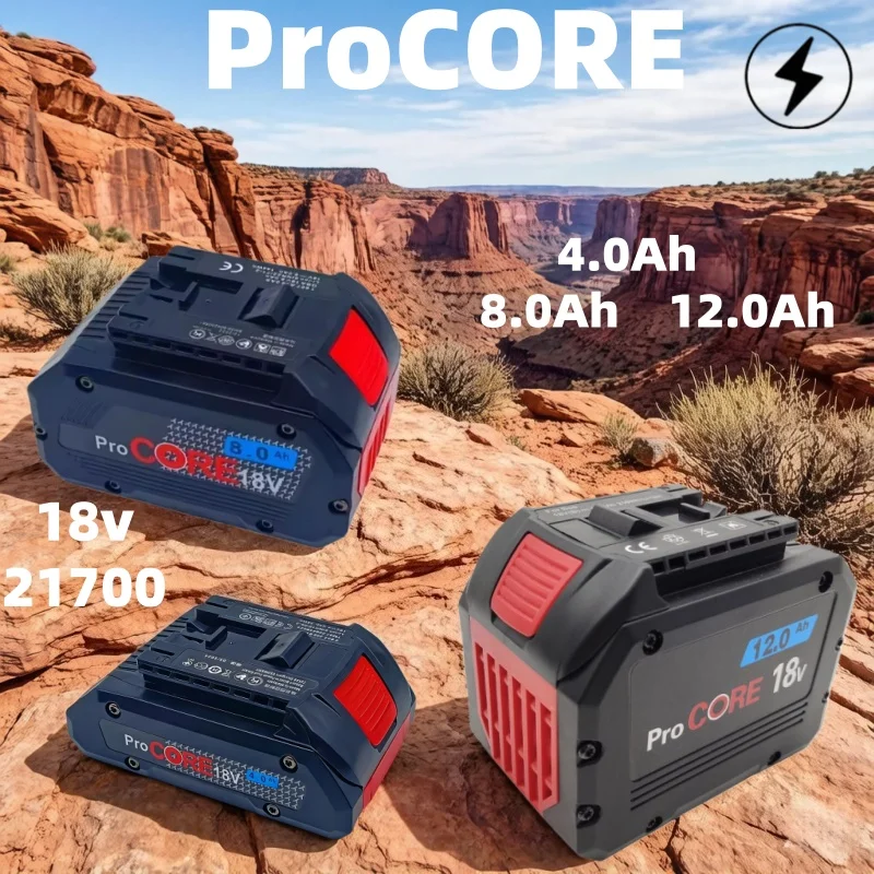 Regardless of the choice of 4Ah/8Ah/12Ah, the 21700 battery cell ensures 5C high rate performance at 18V voltage.