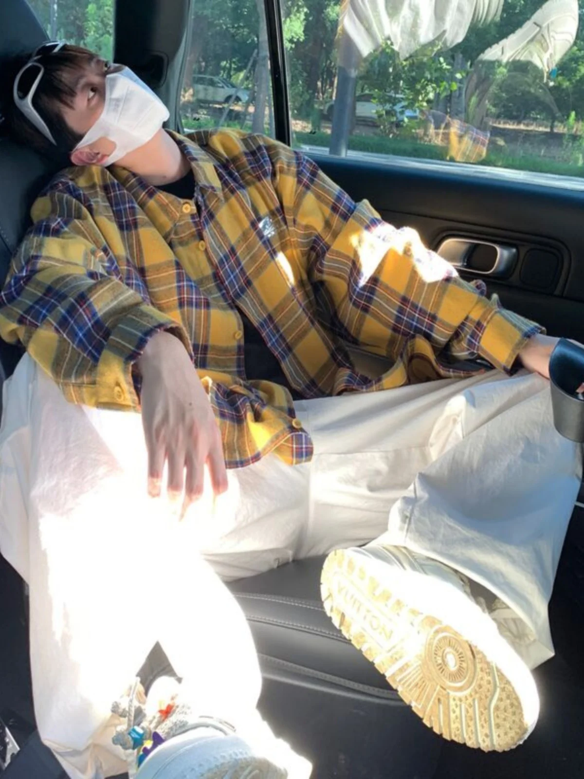 

Винтажные мужские клетчатые брюки Hong Kong Long Sve irt, осенние, для школьников, молодежные модные, большого размера, дышащие, со стойкой