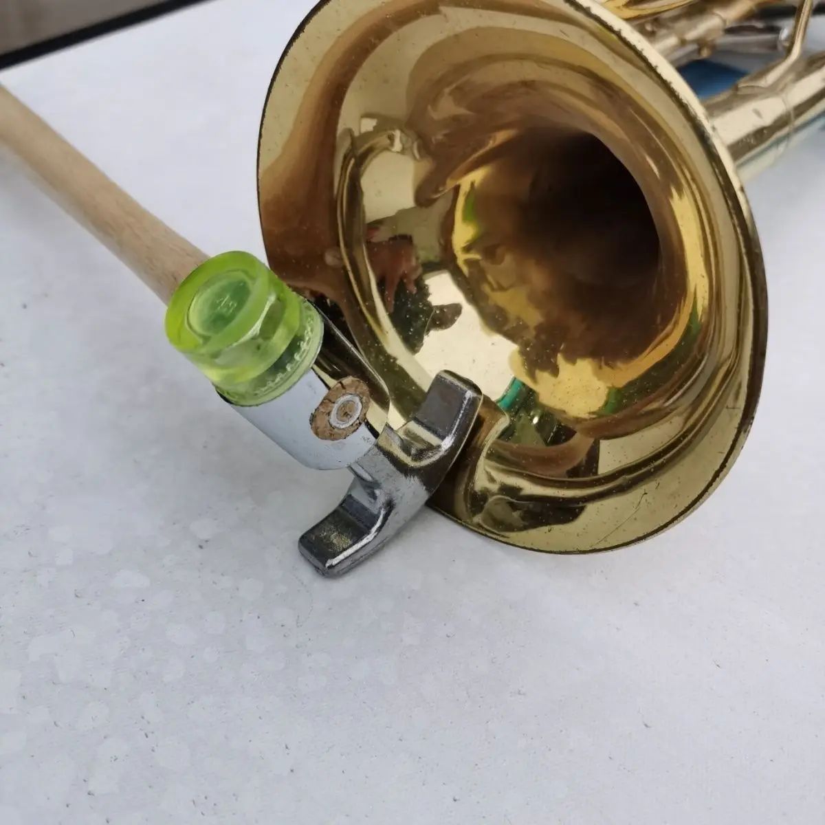 Martillo pequeño de chapa metálica para reparación de abolladuras en instrumentos de viento, trompeta, saxofón, trombón, tuba, herramienta profesional.