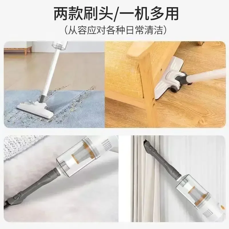 Rechargeable Wireless Vacuum Cleaner – Silent, Super Suction Wet/Dry Vacuum For Home, Car & Mite Removal