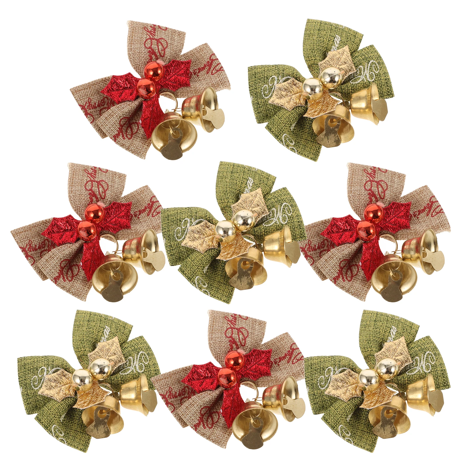 

8 Giant Christmas Gifts Christmas Bows Present Wrapping Bows Wrapping Decorative Bell Cloth Xmas Tree nament Home