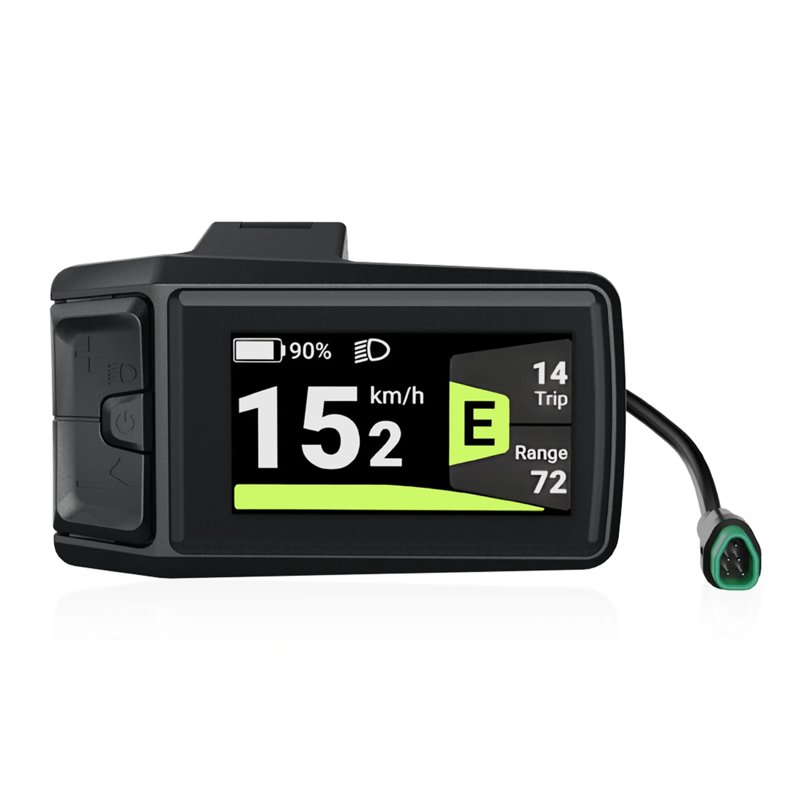 BAFANG DPC080 Ebike Display 1.9" TFT Screen IPX7 Waterproof Automatic Backlight Ebike Speedometer & Computer with Type-C Port