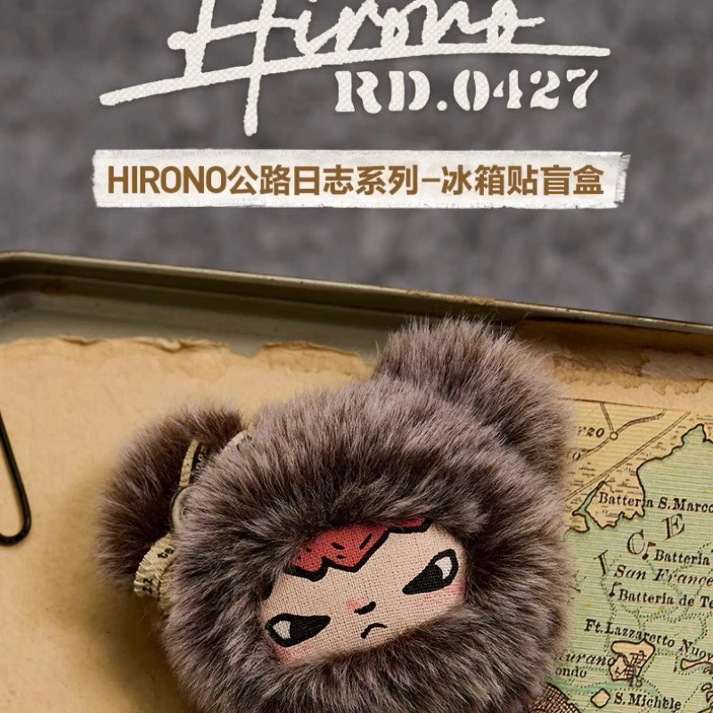 

POPMART HIRONO Road Journal Series Магниты на холодильник Слепая коробка Аксессуары для дома Симпатичная коллекция Праздничный подарок Трендовая игрушка