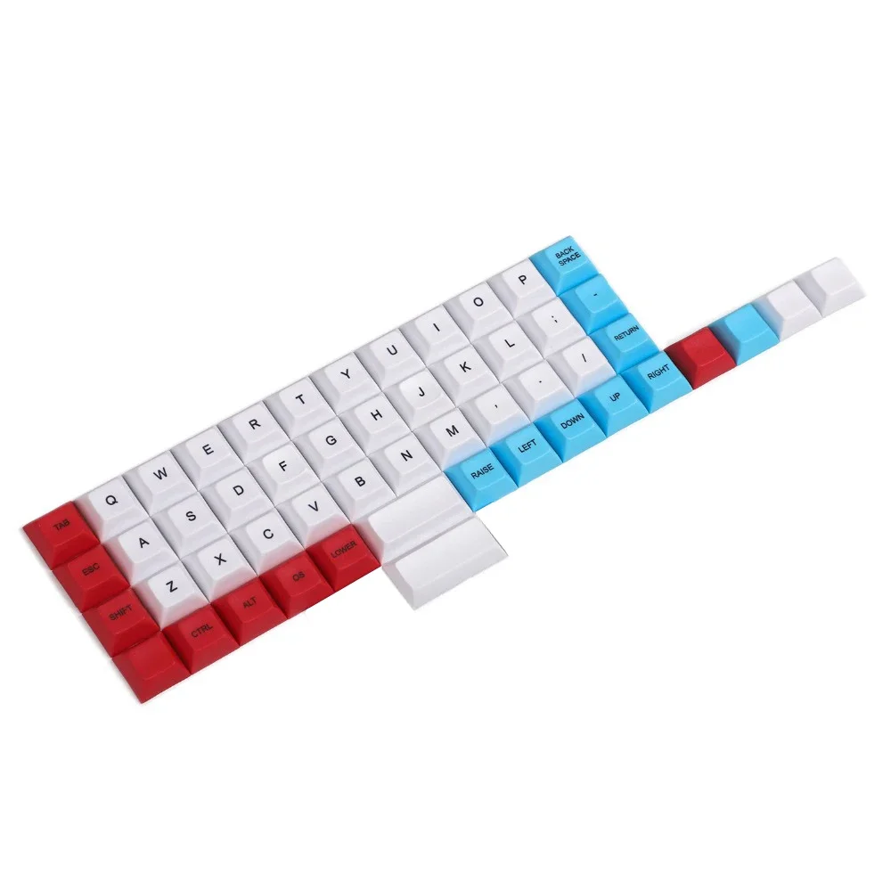 DSA Profile Dye Sub 1.4mm PBT Keycaps For Mechanical  Keyboard Planck AMJ40 Niu40 40% DIY