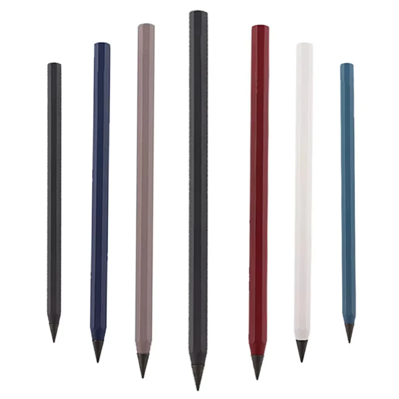 올 메탈 이터널 펜슬 HB 리드 코어 신기술 무한 필기 영구 그림 용품 참신한 문구류 - 2