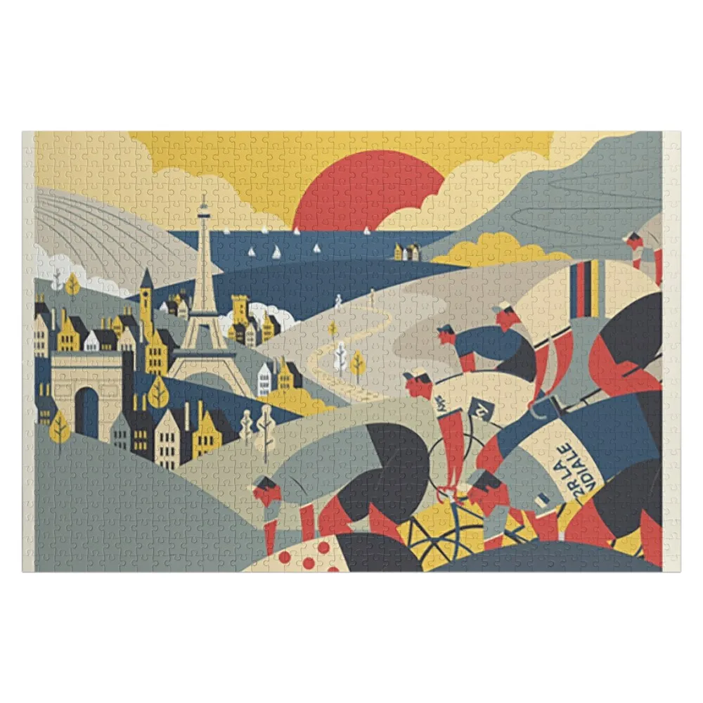 Tour de France Jigsaw Puzzle Customized Photo Personalised Name Customizeds For Kids Jigsaw For Kids Puzzle