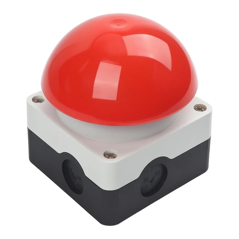 XFAK-KC11 Manual Foot Switch 2 Normally Open Mushroom Push Button For Industrial Equipment Control And Safety Operation