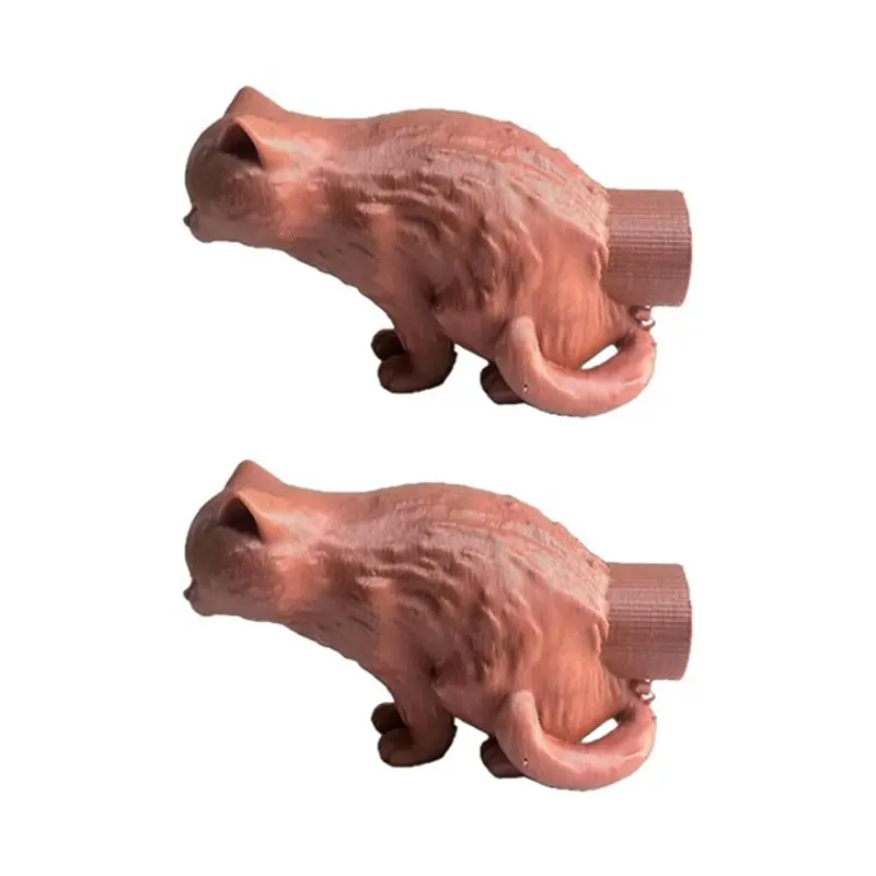 Hot Selling-Cat Toothpaste Cover 2PCS For Kids, Funny Vomiting Cat Butt Toothpaste Topper Dispenser For Bathroom Accessories,Cat