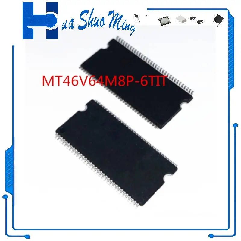 

2PCS/LOT MT46V64M8P-6TIT TSOP66