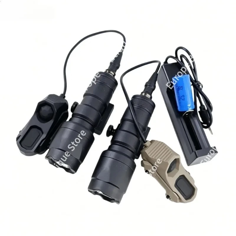 M300 Aluminum Nylon Pocket Flashlight Helmet Adapter Metal Head Torch Fixed On Layout for Outdoor Camping Hiking Tactical Gear
