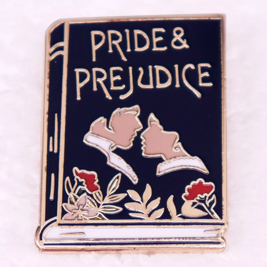 فخر التحامل كتاب شارة رومانسية الدراما فيلم رواية المينا دبوس بروش المجوهرات #1