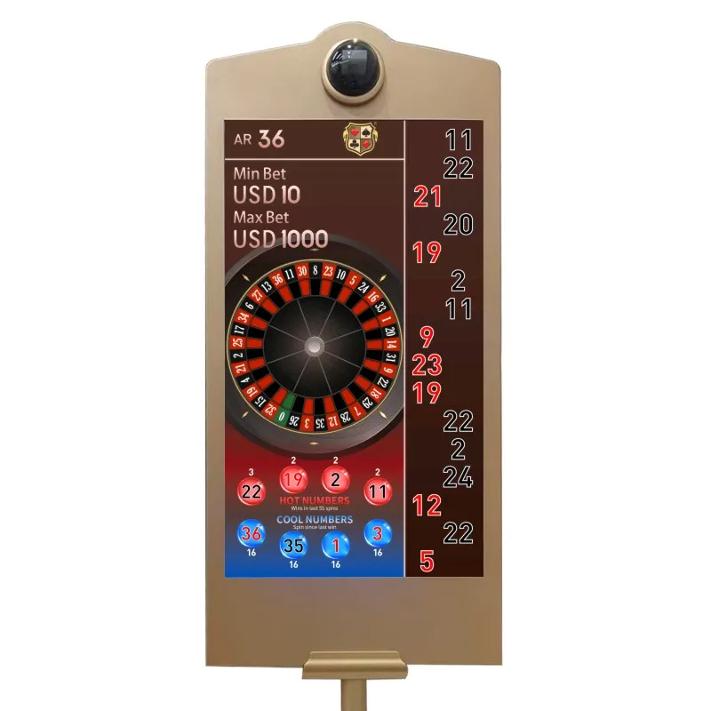 Roulette V3 European Style Roulette 0 AI Automatic Recognition Casino Game Computer Software System with Computer Host Monitor