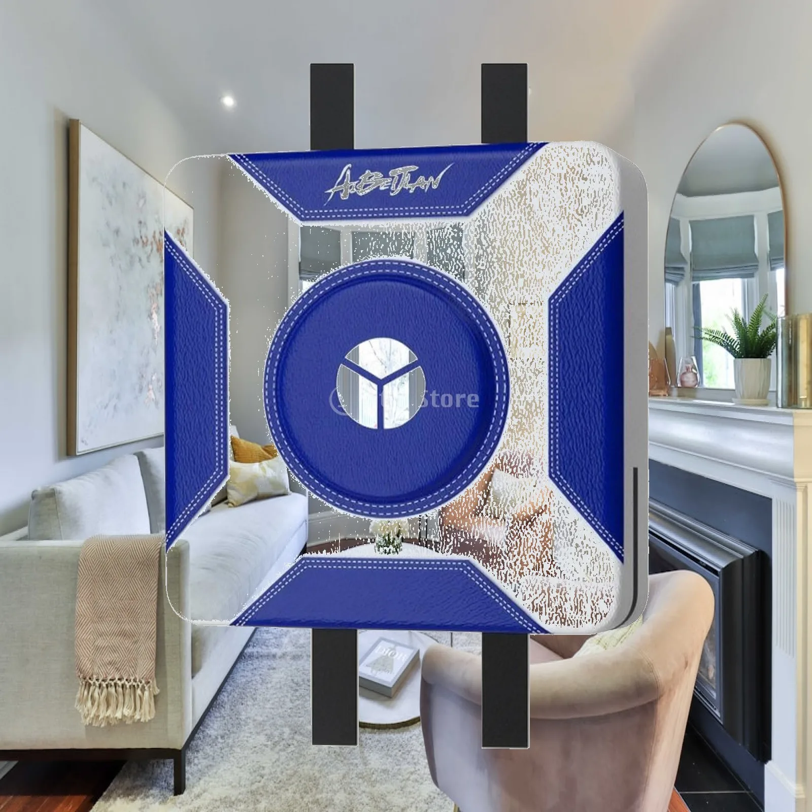 Wall Mounted Punching Training Target for Boxing Strike Pad Home Gym Cushioned Square Boxing Target for Adults Kids MMA Practice