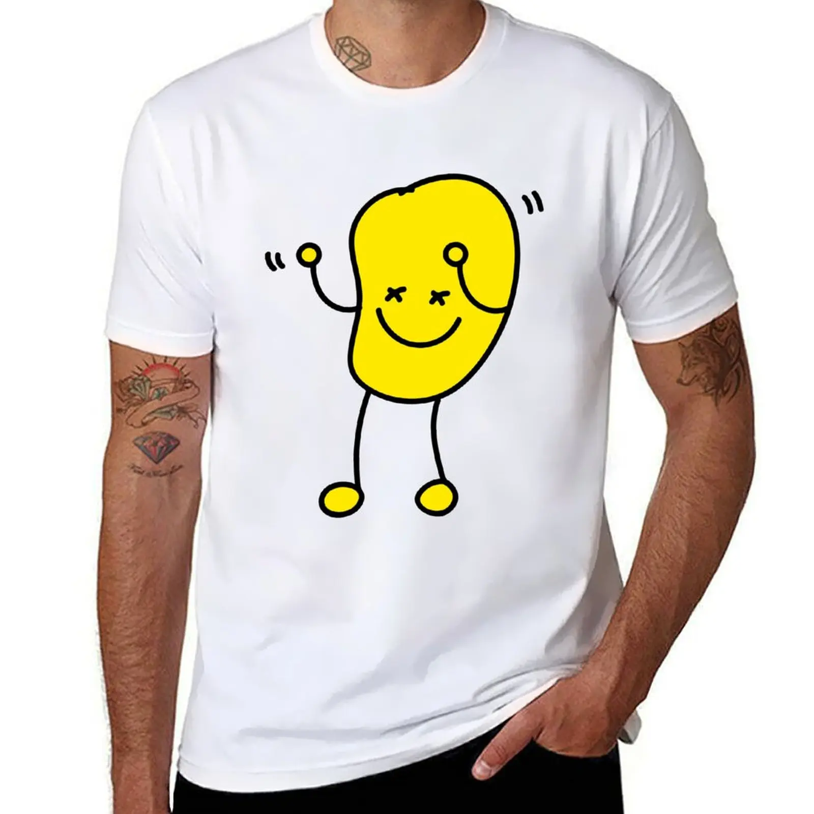 

Cute dancing potato chip T-Shirt t shirts for man cotton funny graphic t shirts for man T-Shirt