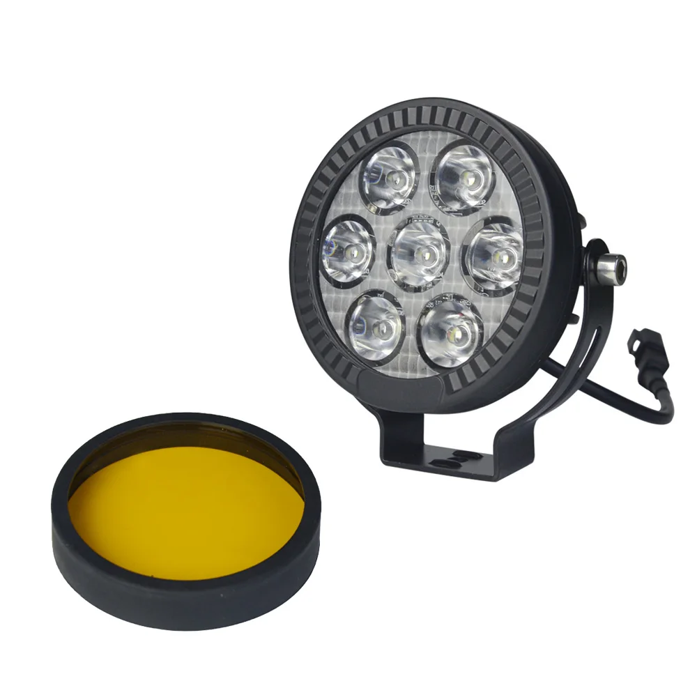 4.5" LED Work Light Spotlight Fog Lights Driving Lamp For BMW R1200 GS R1250GS 1250LC ADV k1600B F850GS F 750GS F800GS Headlight image 3